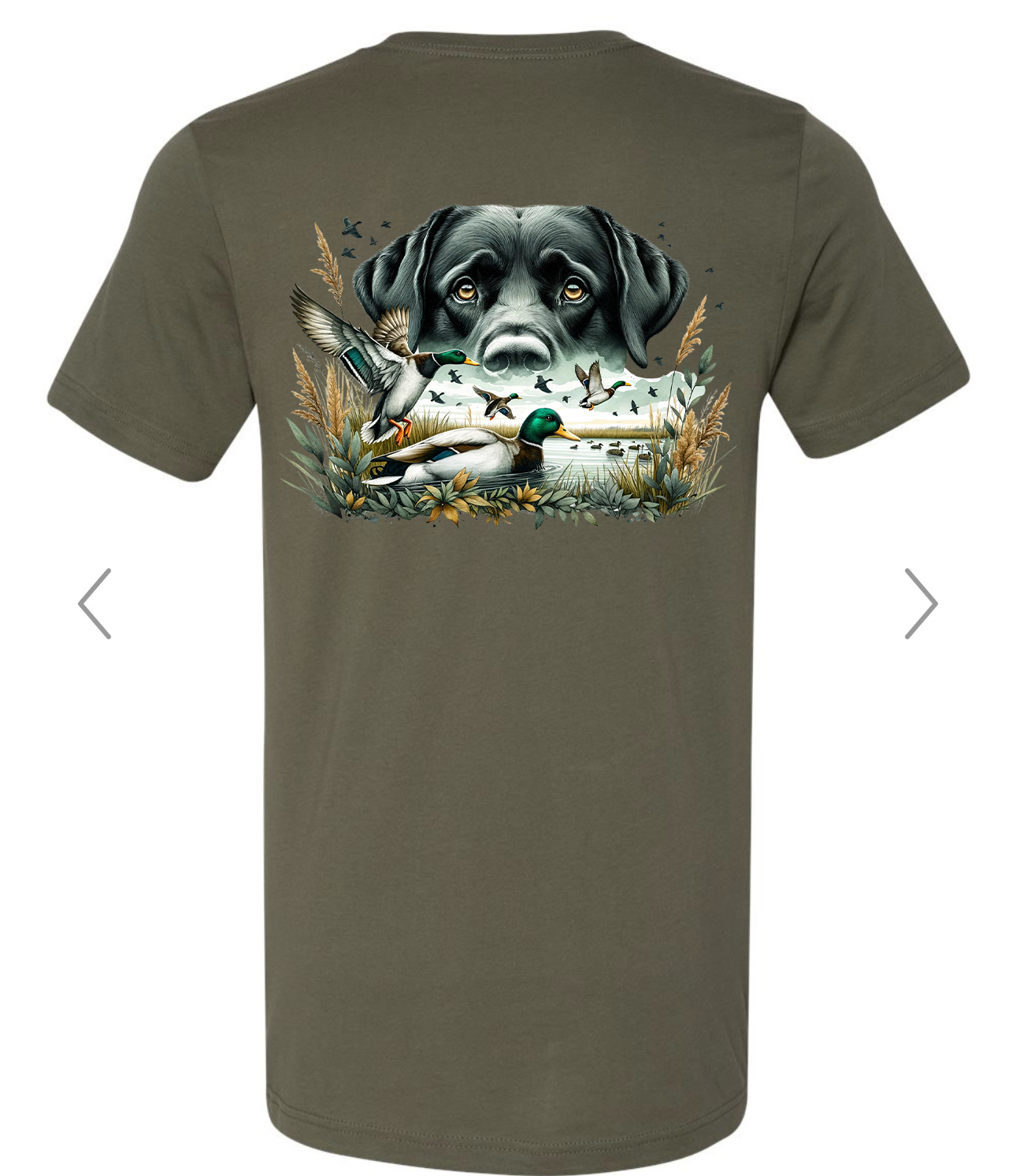 Black Lab and Mallard T shirt