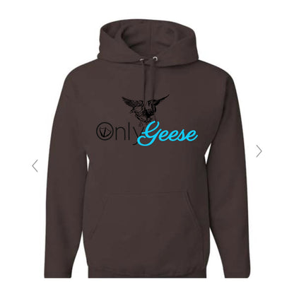 “OnlyGeese” Speckle belly  hoodie w/ DB logo on the back